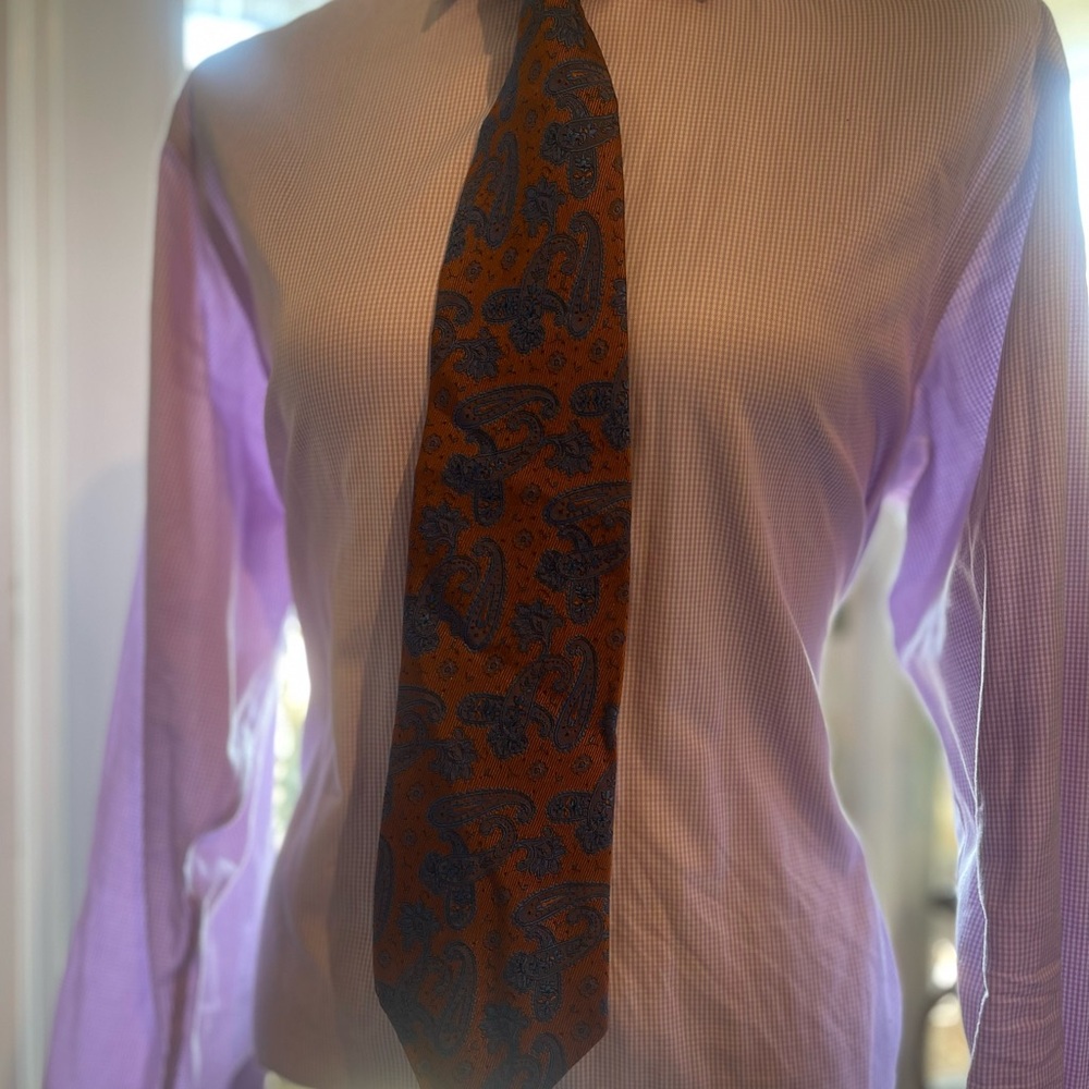 Hamburgers Paisley Tie by Prince Igor